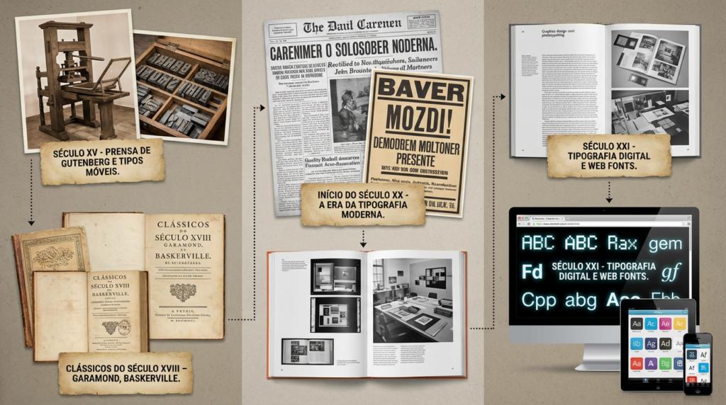 Os Diferentes Estilos de Tipos de Letra